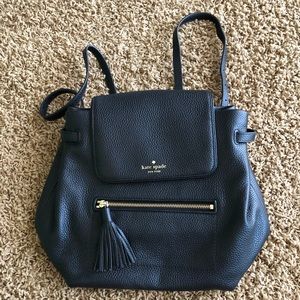 Black Kate Spade Backpack!